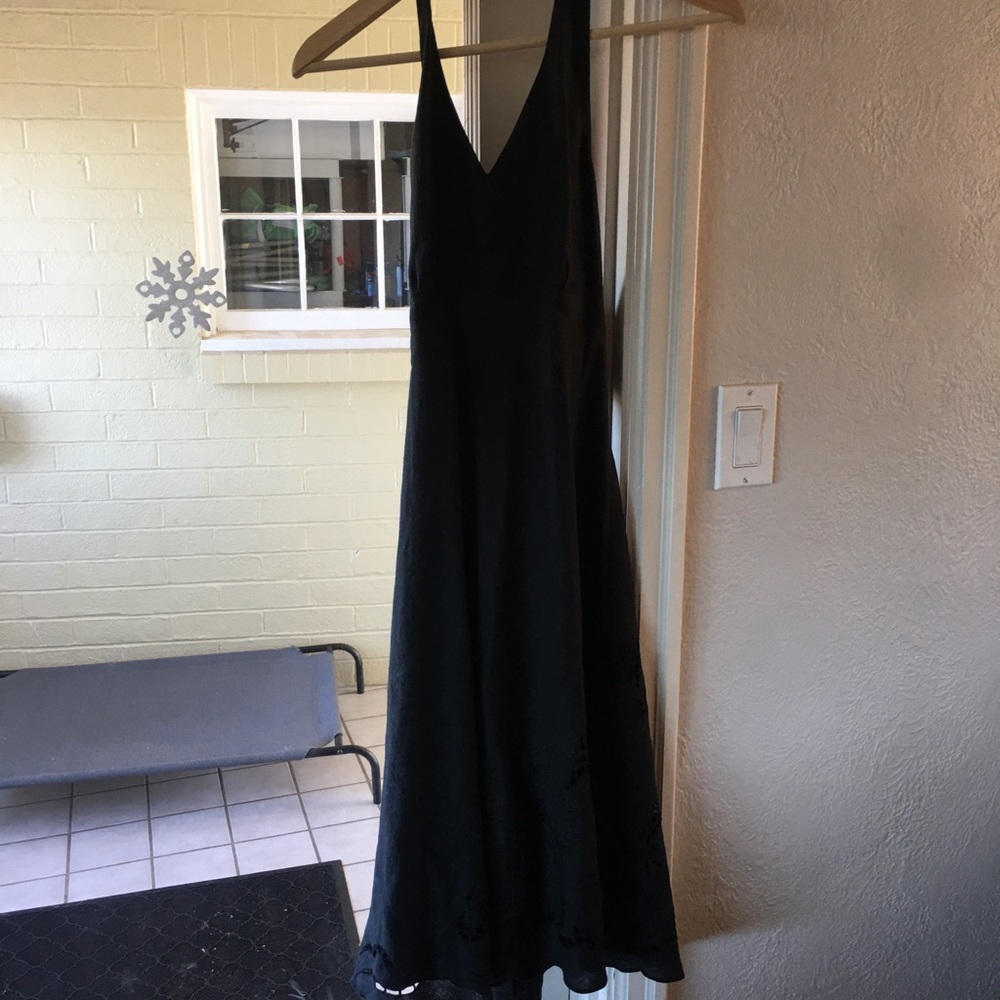 Ann Taylor black halter dress, 10